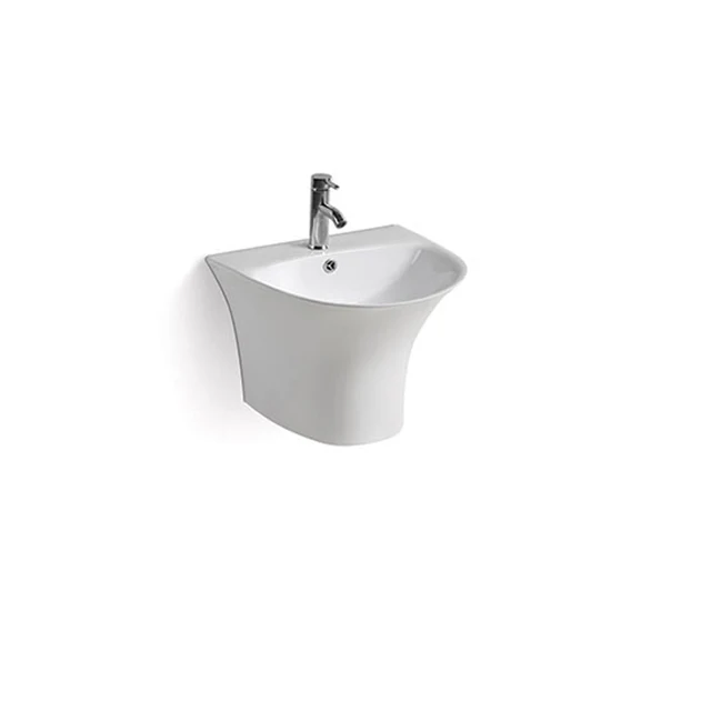 
Ceramic wall hung installation bathroom wash hand basin sinks 