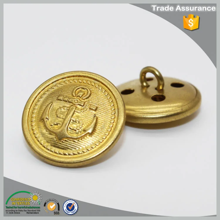 
all types of designer military sewing gold button 