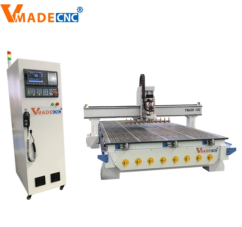 Shandong Automatic Tool Change Multi Spindle heads pneumatic cnc router 3 Heads Wood 2040
