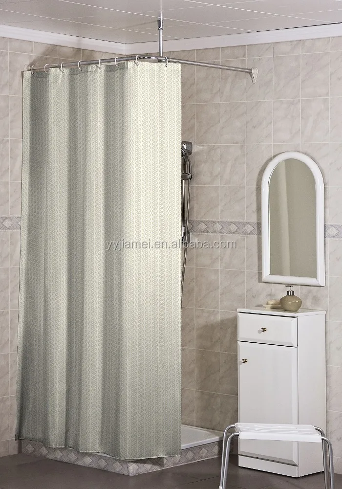 Yuyao Factory Price PVC printed shower curtain ruffle shower curtain printed shower curtain