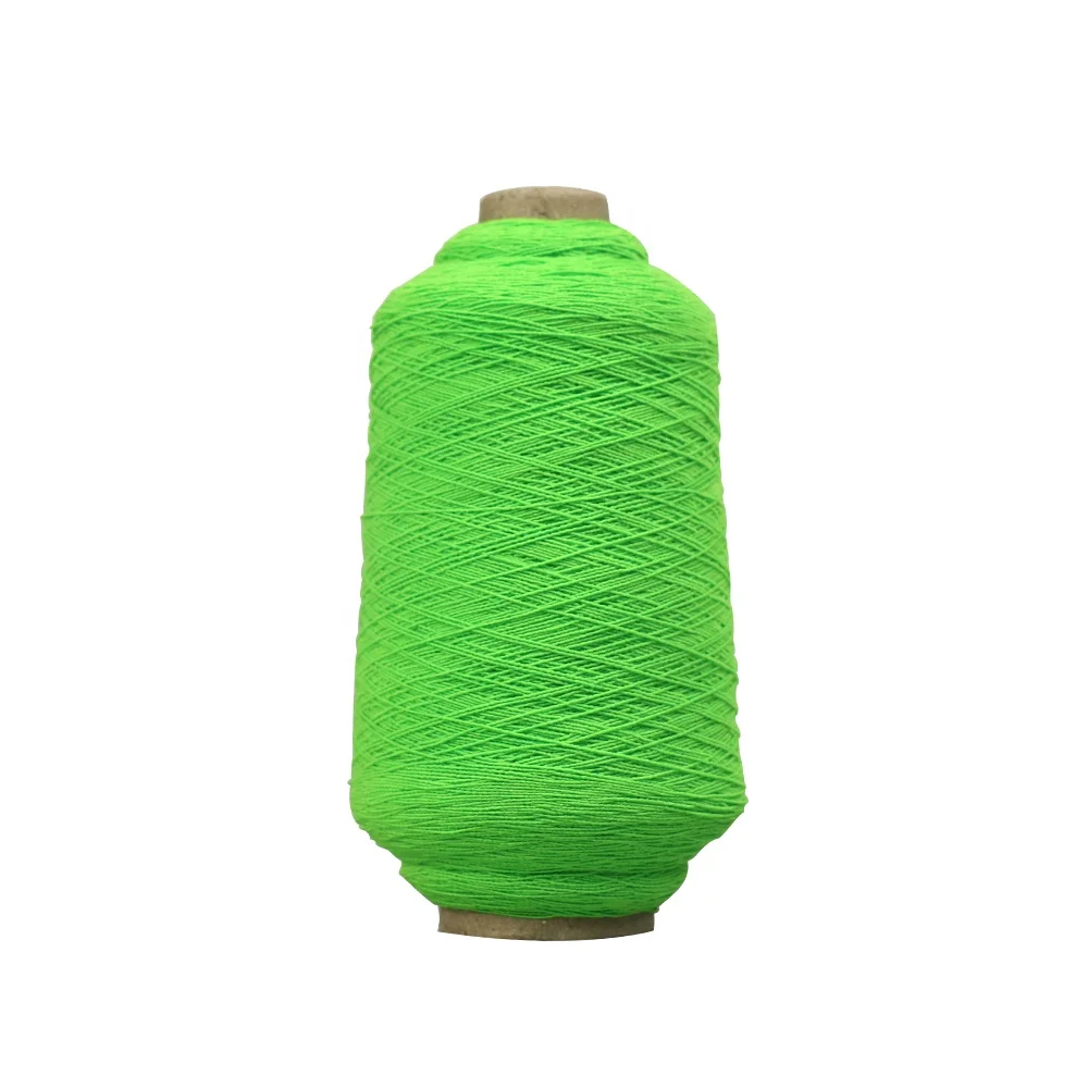 Wholesale high quality recycled latex / polyester multi-color high elastic rubber covered elastic yarn thread for socks