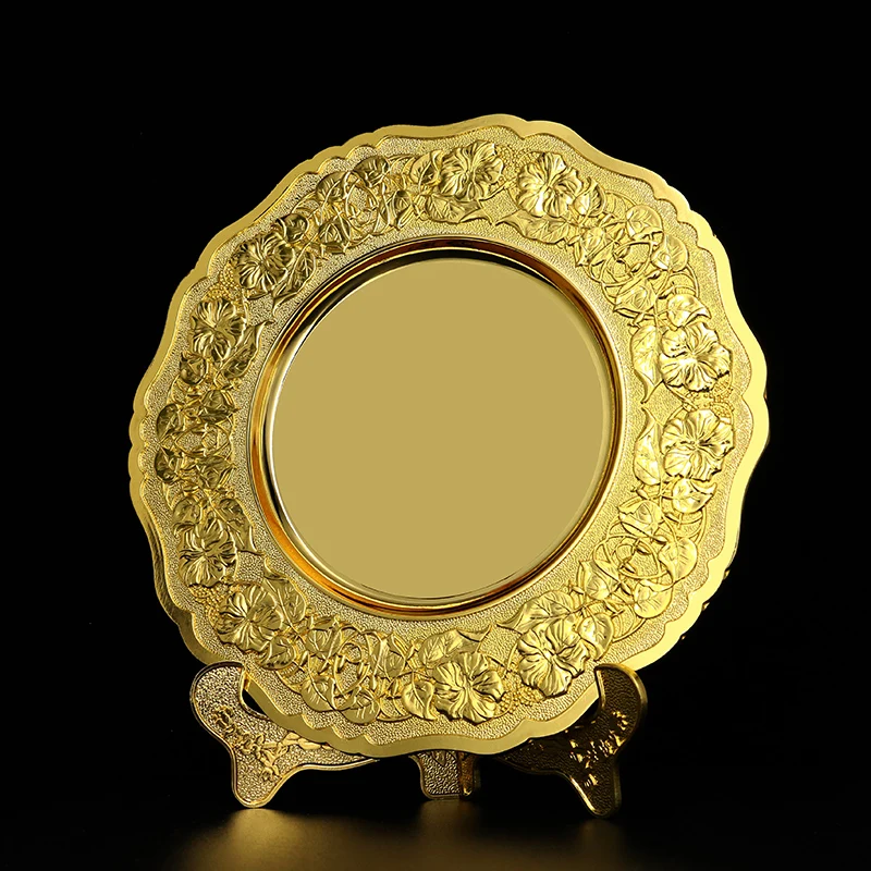 
Custom cheap 3d engraved metal plate award, metal annual award 