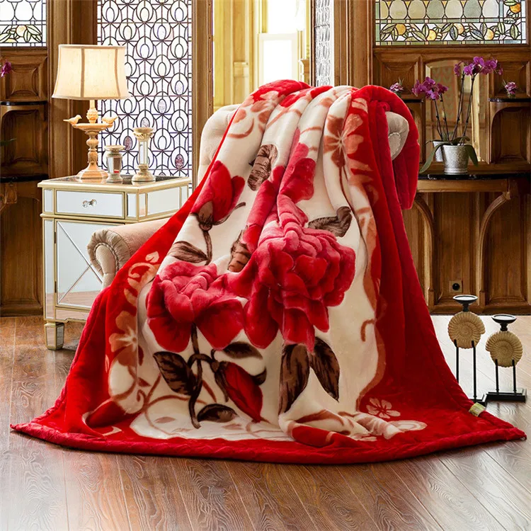 100% Polyester Personalized Modern Printable Sublimation Custom Heavy Dubai Blanket