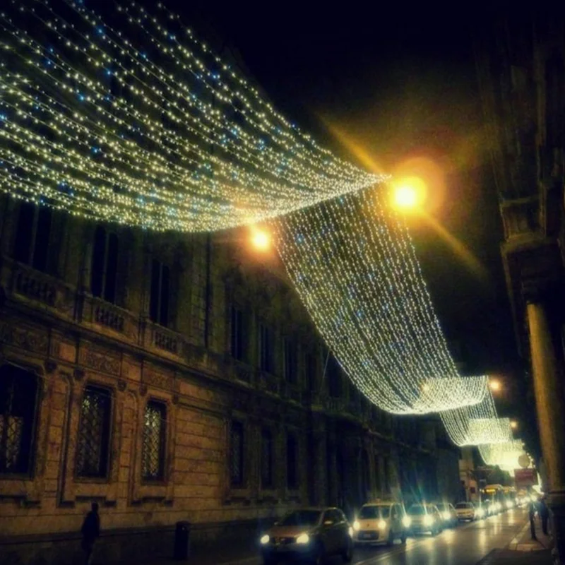 Wedding Ceiling LED Light String Ceiling Net Fairy Lights for Party Canopy Indoor Decoration