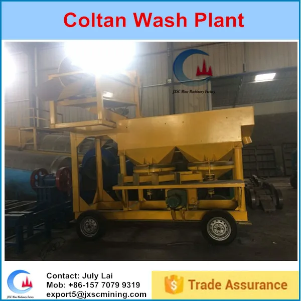 Low Cost Movable All-In-One Machine Mineral Gravity Separator Jig Screening Equipment