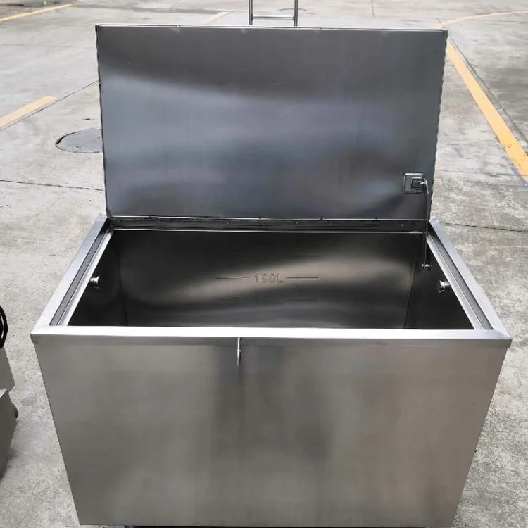 Large Kitchen Use 304 Stainless Steel Heated Thermostatically controlled Utensil Cleaning Dip Soak Tank