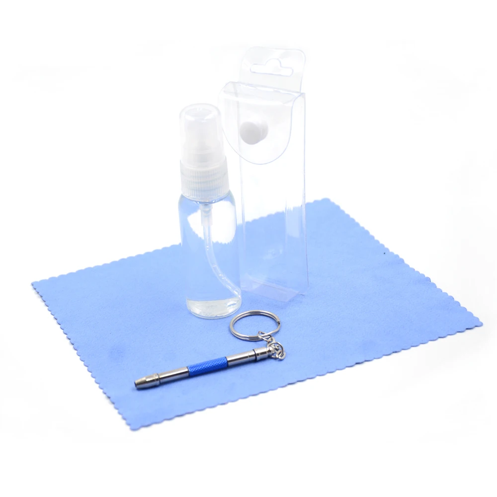 Custom multifungsional lens cleaning kit spray cleaner for glasses