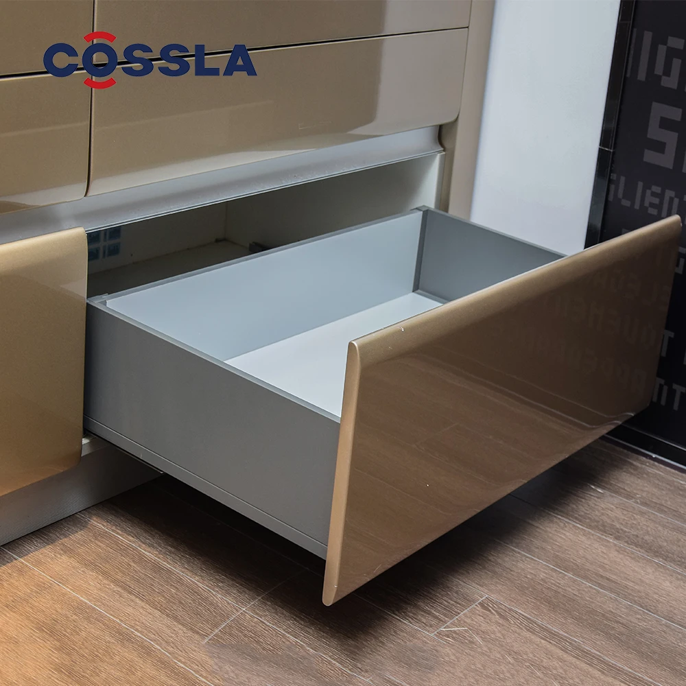 
Cossla Soft Closing Double Wall Drawer Slide Slim Metal Drawer Box 