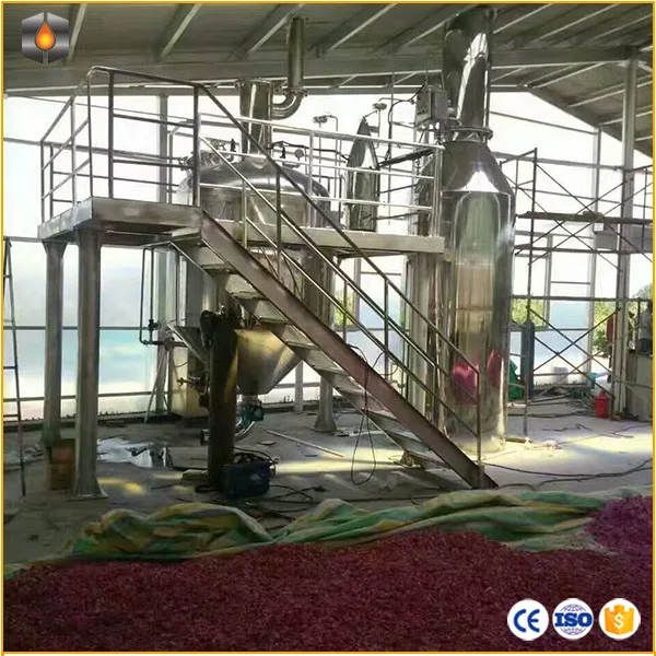 Medium Scale Alibaba Rosemary Sandalwood Ginger Essential Oil Extracting Machinery