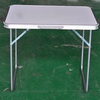 portable steel leg aluminum tabletop small laptop coffee suitcase camping picnic folding table