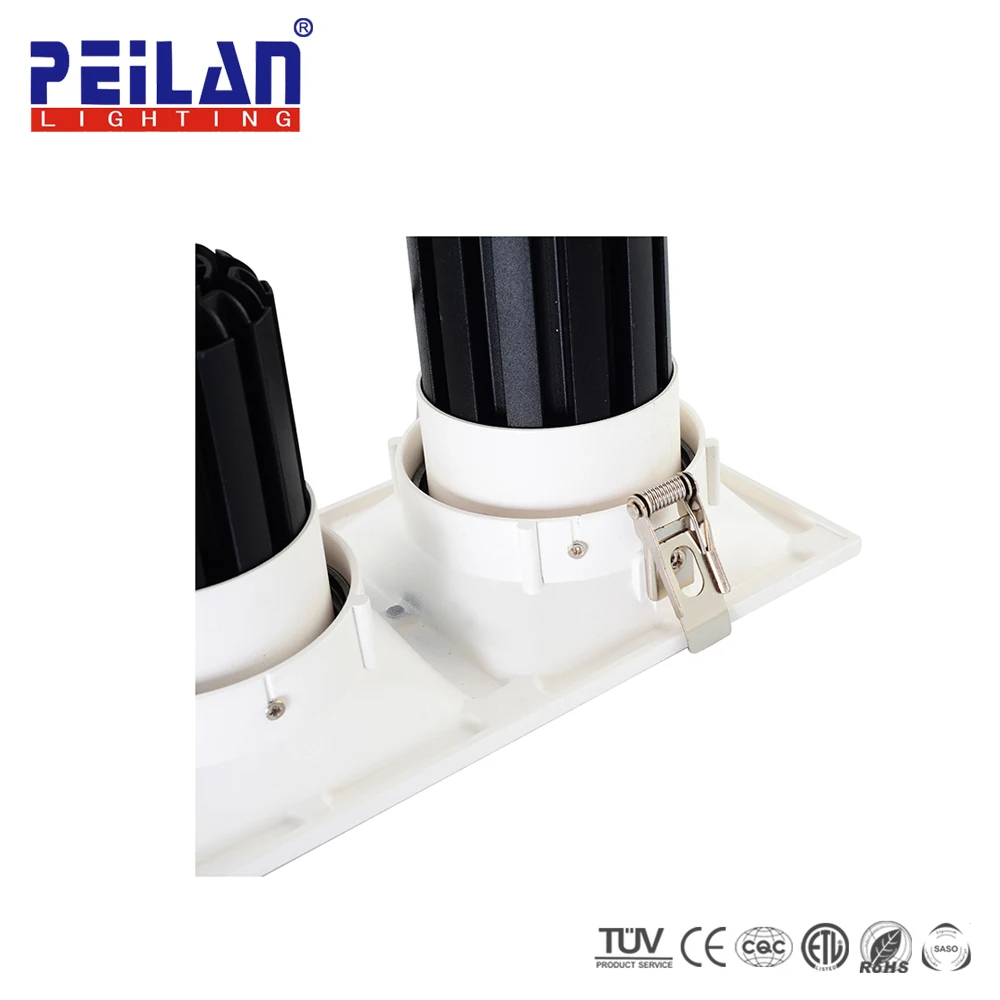 Хорошего качества, ориентированный на Встроенный 180 В 220 В 55 мм вырез COB 12 20 30 ватт светодиодные светильники