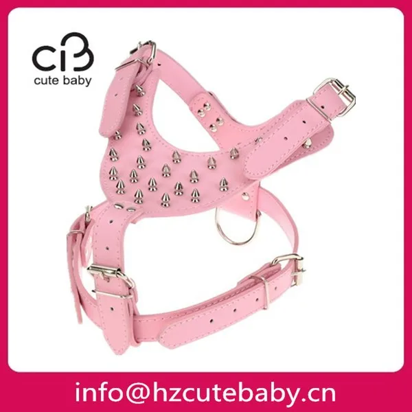 spiked big dog harness leather