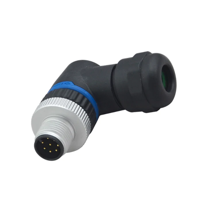 m12 male female adaptor ip 67 sensor cable connectors