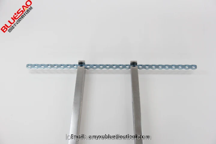 BLUESAO pure titanium locking, point contact, cuttable, compressed bothway veterinary orthopedic bone plate