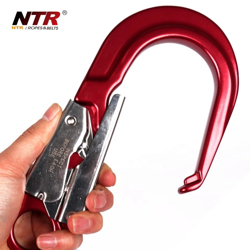 CE0321 aluminum big safety belt snap hook