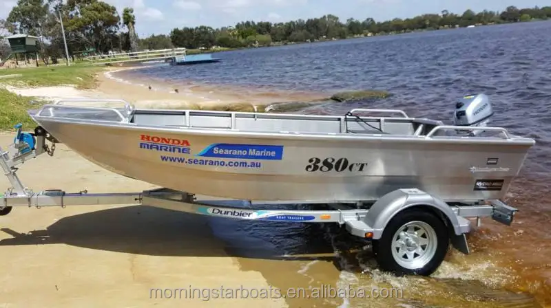 
2018 New small aluminum car topper motor work boat for sale 