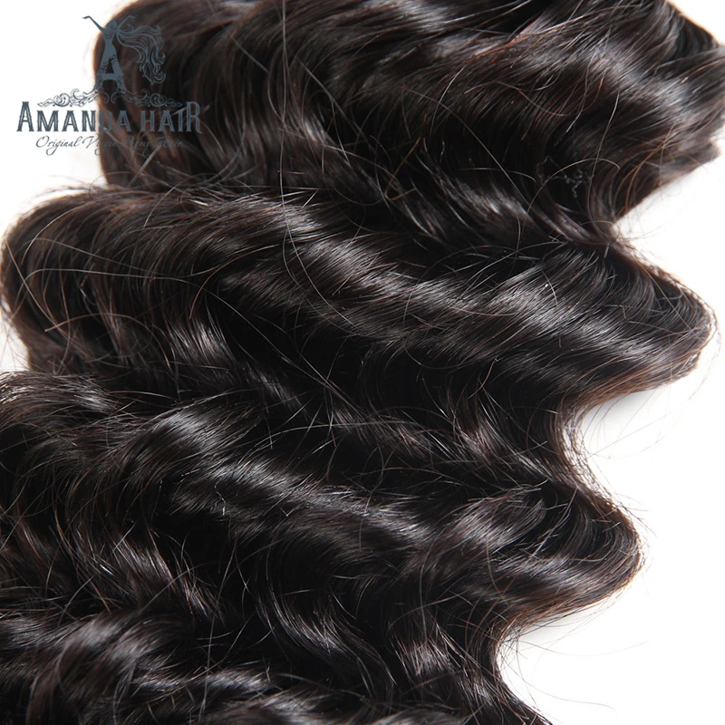Royce Brand 24 inch Names Of  human braiding hair deep wave unprocessed virgin indian hair Weft