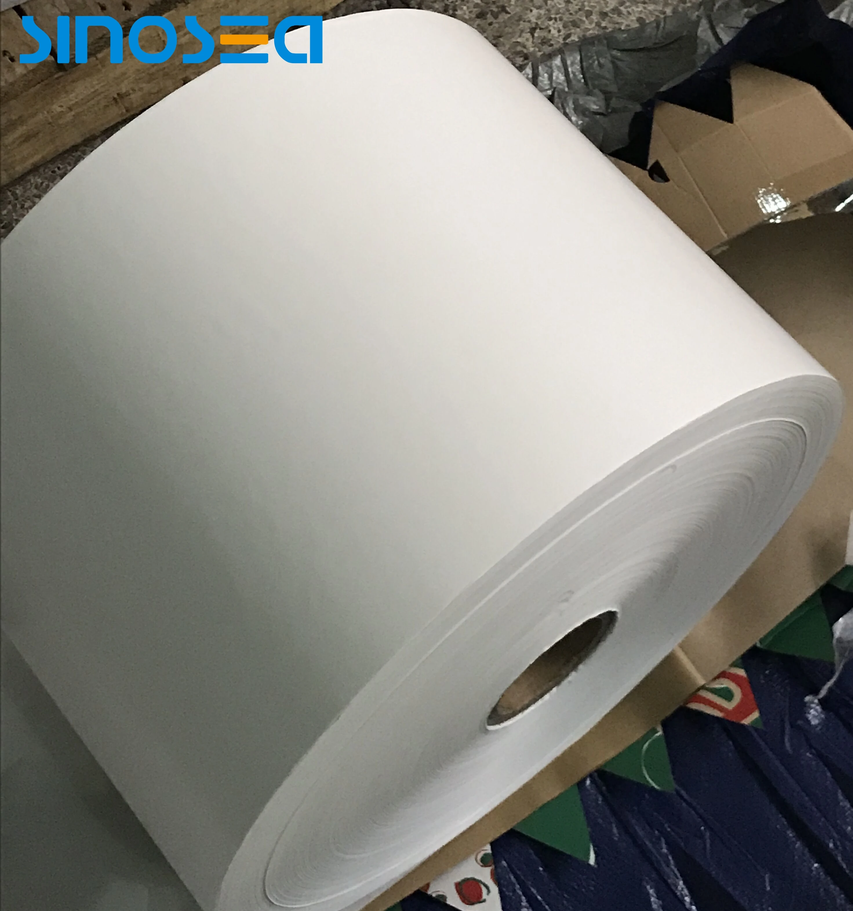 300gsm blank board pe coated paper cup fan