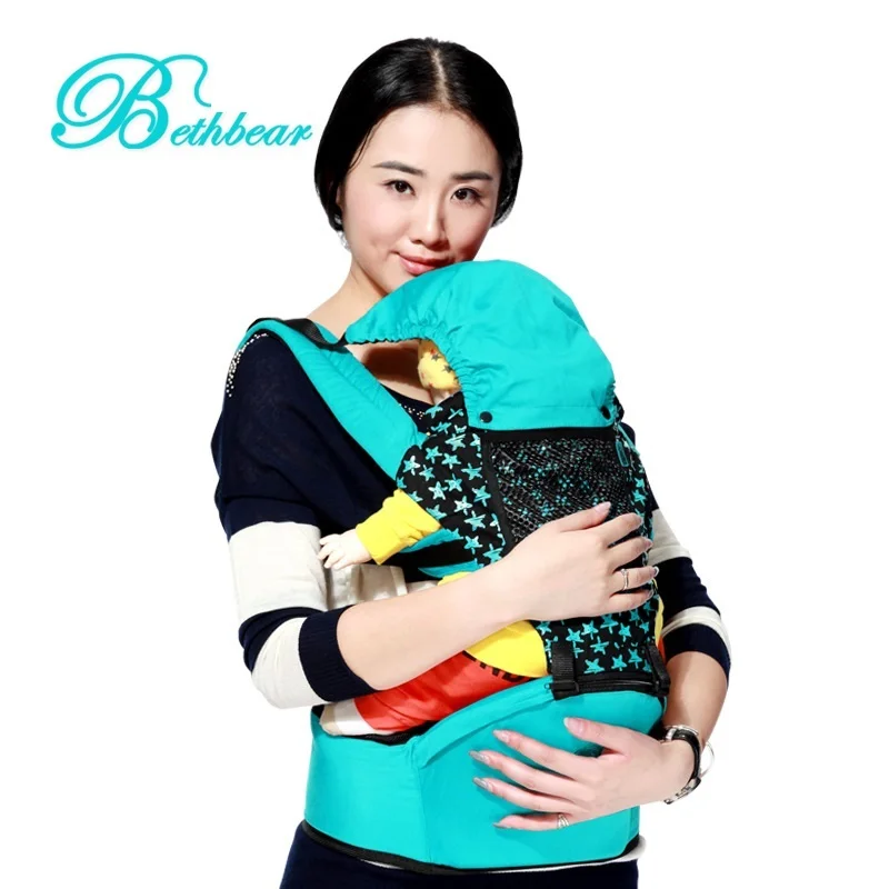Baby carriers Cotton Removable Adjustable Baby Carrier 3 in 1 Breathable Baby Chair Portable Kid Carriage