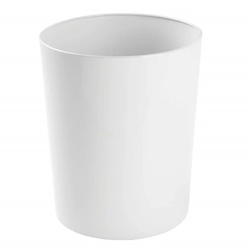 Small round Metal Spinning Fabrication Wastebasket Trash Can for Bathrooms Kitchens Home Offices for Garbage and Ice Buckets