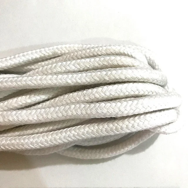 6mm white cotton rope /colored cotton rope