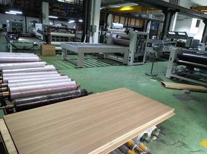 
Acrylic sheets high glossy pvc foil pur laminating Woodworking machine for mdf panels pvc foam boards 