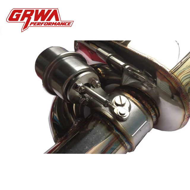 Exhaust muffler vacuum valve cutout with remote control