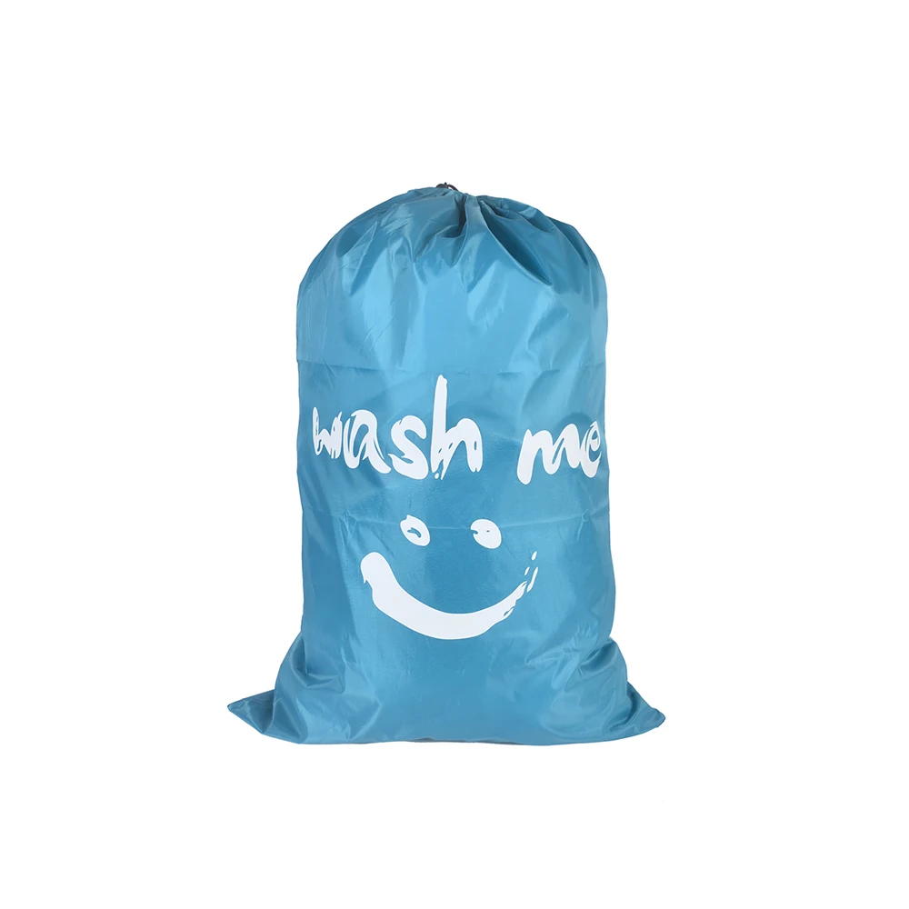
Water soluble drawstring laundry bag for travel 