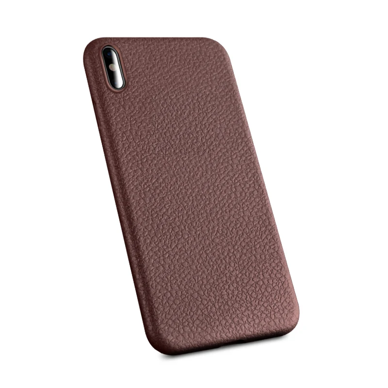 
Newest tpu case for iPhone X cell phone case leather grain wholesale shop 