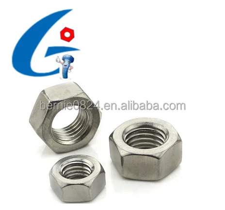 
A2-70 A2-80 A4 SS304 SS316 Stainless steel SS Hex Nut DIN934 