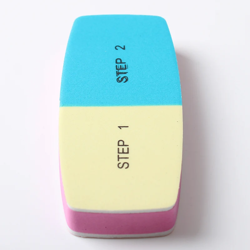 Wholesale custom color disposable sponge nail buffer