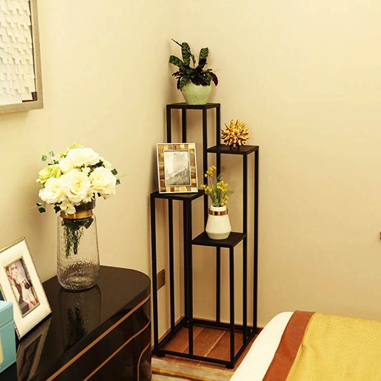 simple metal iron decorative indoor flower pot stand for sale