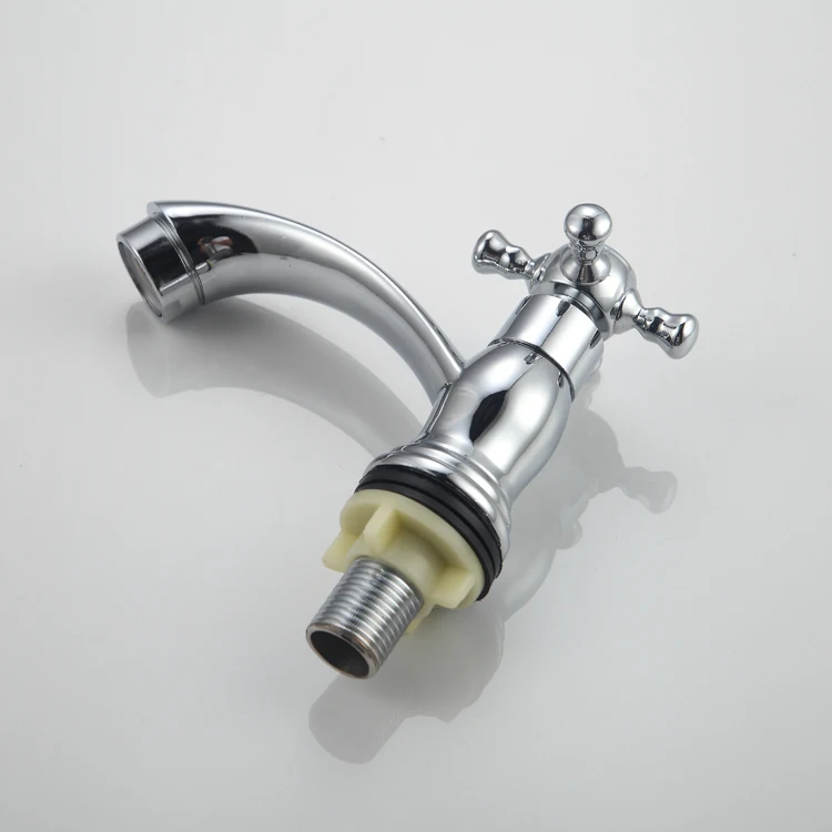 Hot Sales Deck Mounted Polished Chrome Finished Single Cold Water Faucet Lavatory Basin Sink Faucet