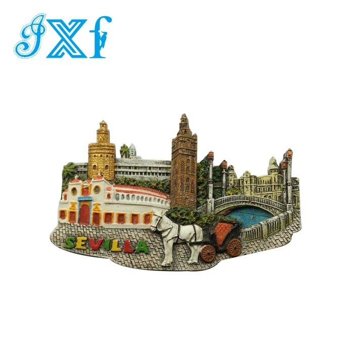 Tourist Souvenir 3D Fridge Magnet Cheap Resin Custom Fridge Magnets