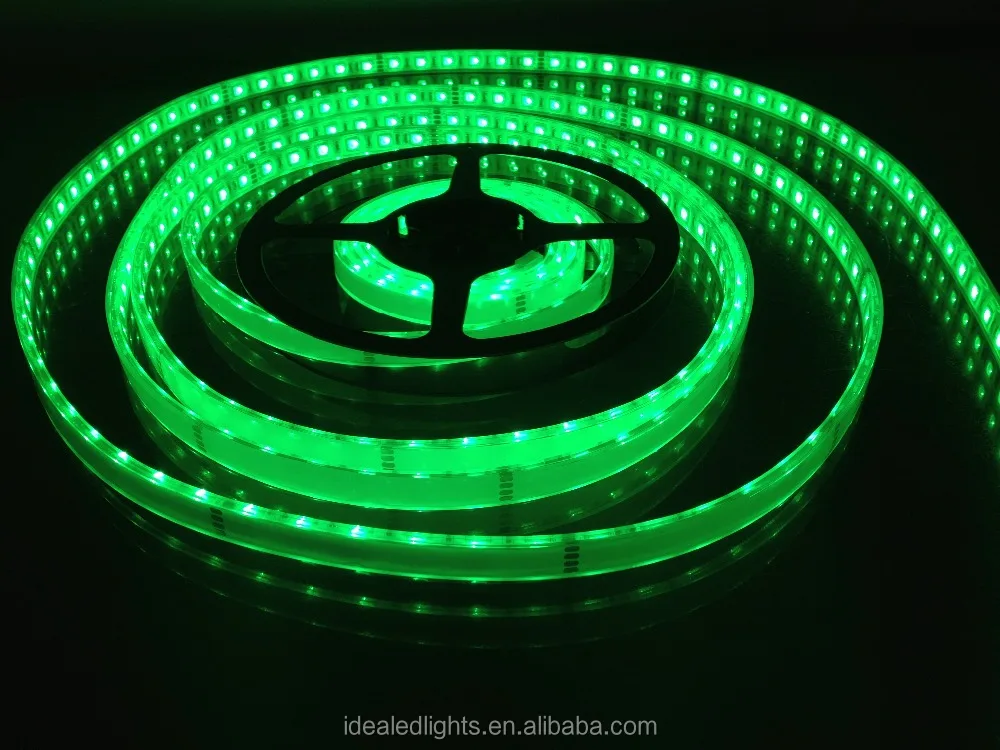 Hot selling 12V/24V SMD 5050 60 leds per meter RGB Flexible LED Strip Light with 3 years warranty