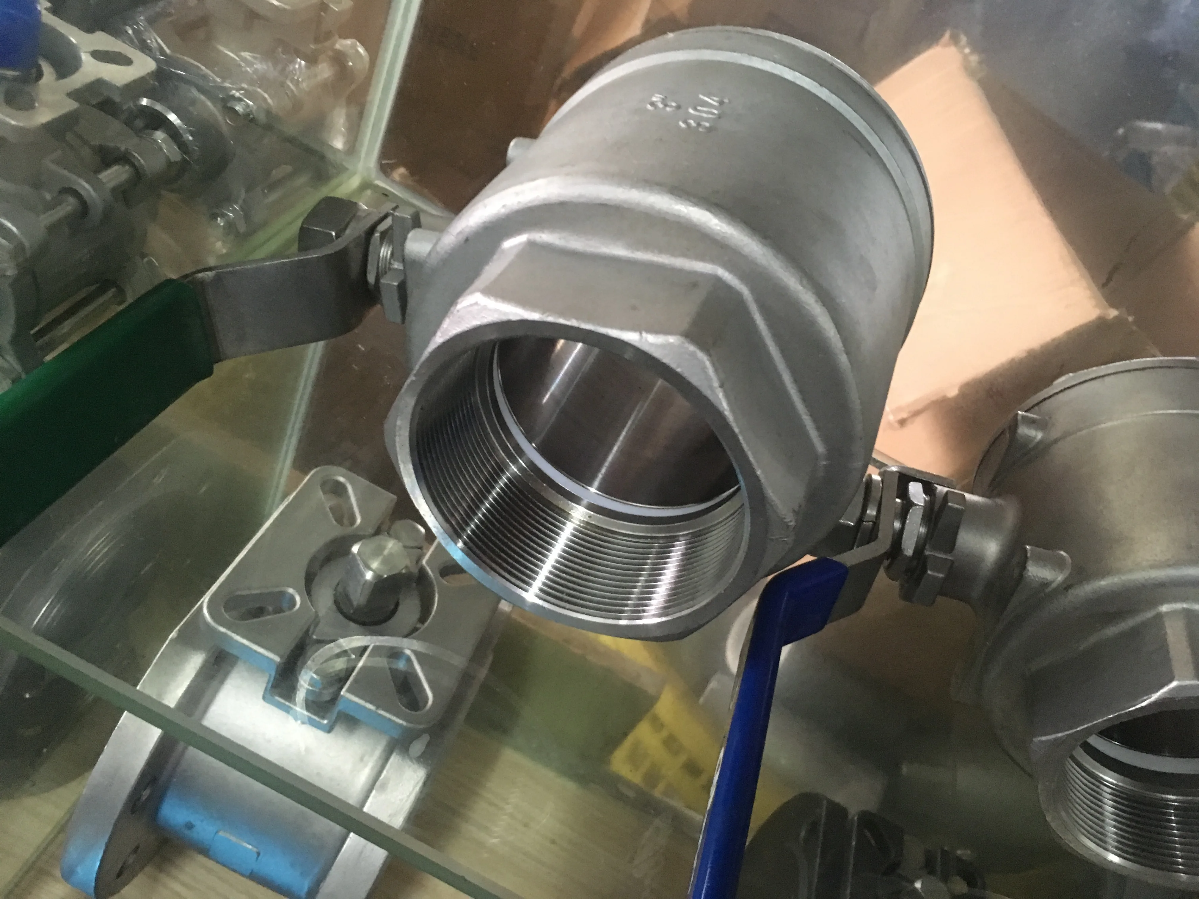 Brass flange Mini Floate ball valve brass