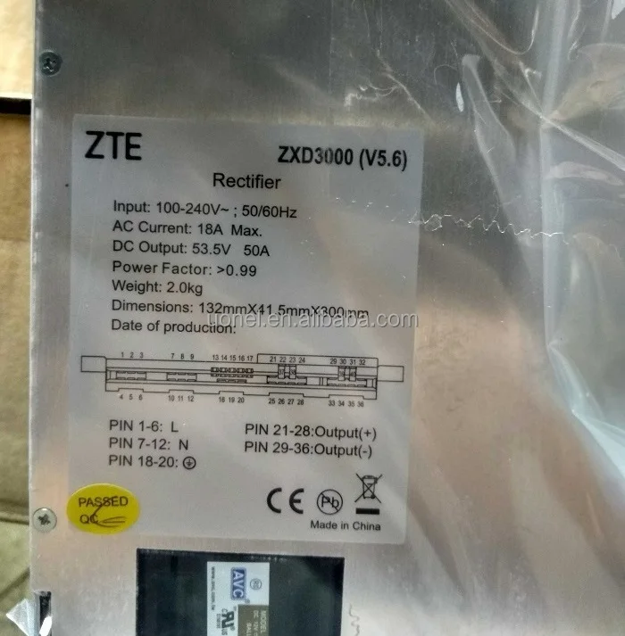 Original  ZXD3000(V5.6) Adjustable rectifier module communication power 53.5V 50A  Power supply
