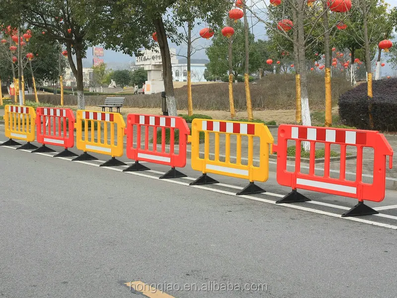 1950mm Yellow Plastic Traffic Fence Barriers