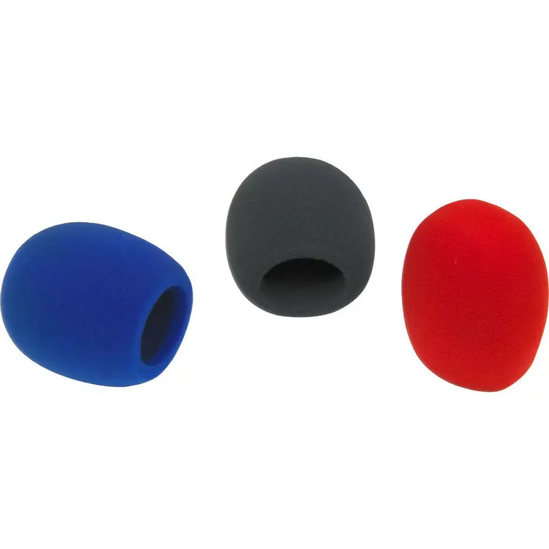 Colorful disposable microphone covers print logo mic foam cover custom sponge microphone foam windscreen for ktv microphone