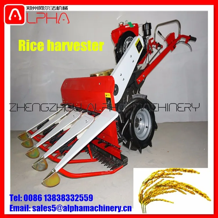 Combine Cheap Mini Manual Wheat Cutter Harvester / Rice Weeder Mini Harvester