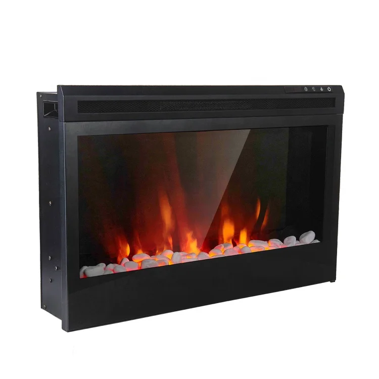 High quality fashion heating Overheat protection remote controlled electric fireplace