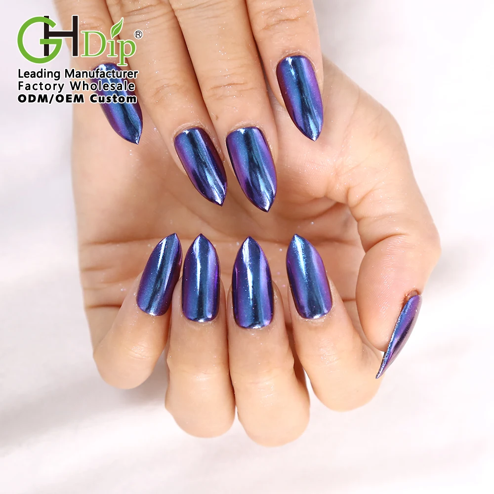 Chrome nail powder pigments