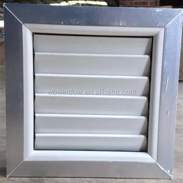 Ventilation plastic window PVC louver for bathroom