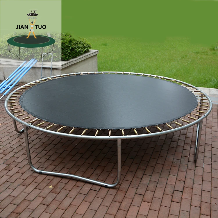 JianTuo Sports 6FT-16FT Black Colour Trampoline Weather Protection Rain Cover For Round Trampoline Frame
