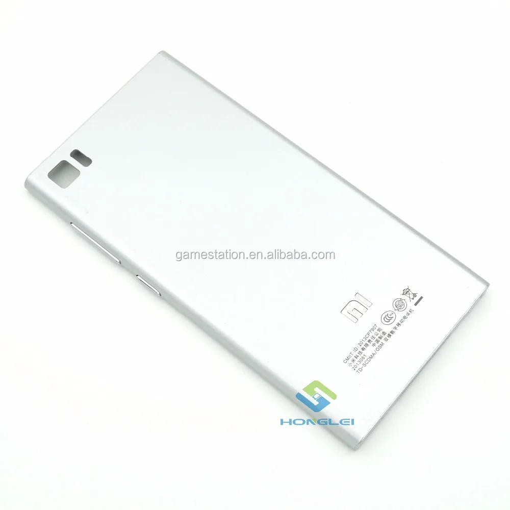 Best Price Battery door back Rear Cover housing for xiaomi mi3 replacement for xiomi mobile phone