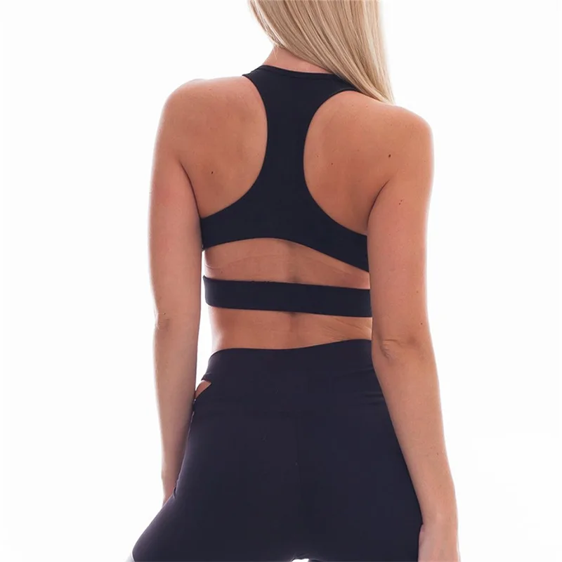
Custom Women Cutout Top&Leggings Yogawear Workout Sports Suits 