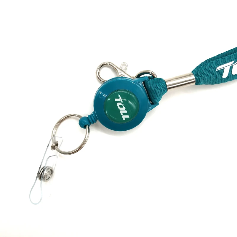 Custom Yoyo Reel Badge Retractable ID Card Holder Screen Lanyard