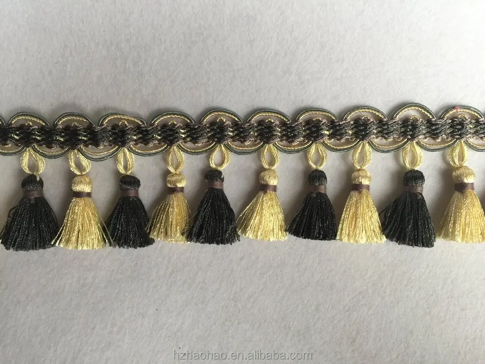 
Wholesale Decorative Curtain Tassel Fringe 