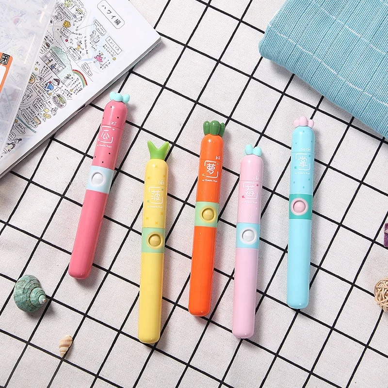 IPX7 Waterproof Kids Tooth Brush Vegetable Shaped Cute Rotary Children Electric Toothbrush For Dental