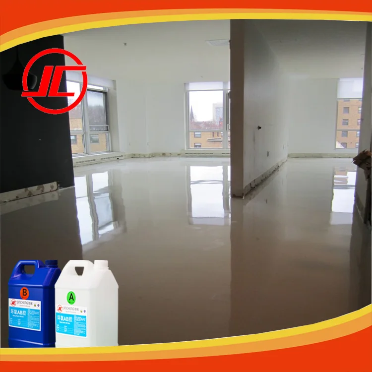 Paint Floor  Self leveling Anti-scratch Metallic Epoxy Resin Floor Coating for House Floor Asparagus polyurea resin